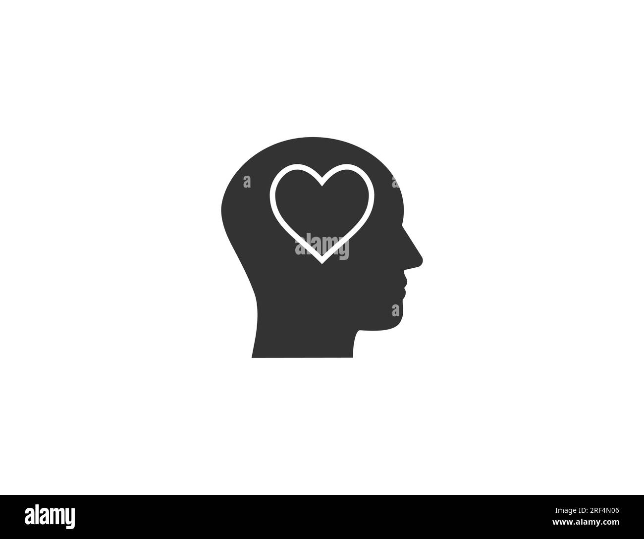 Icône empathie, soins. Illustration vectorielle. Illustration de Vecteur
