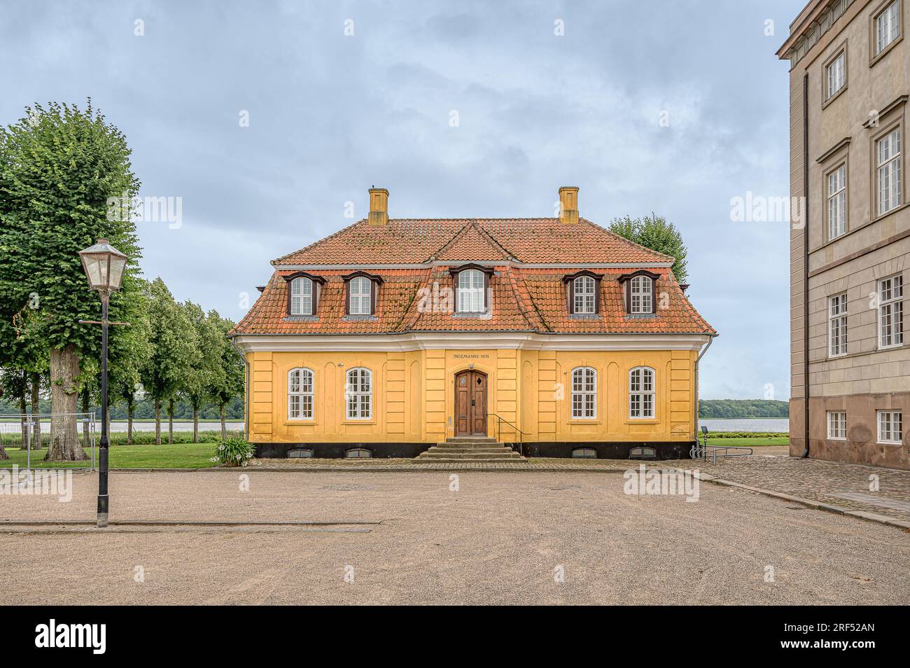 Maison d'Ingemann au pensionnat de l'Académie Sorø, fondée par l'archevêque Absalon en 1140, Sorø, 29 juillet 2023 Banque D'Images