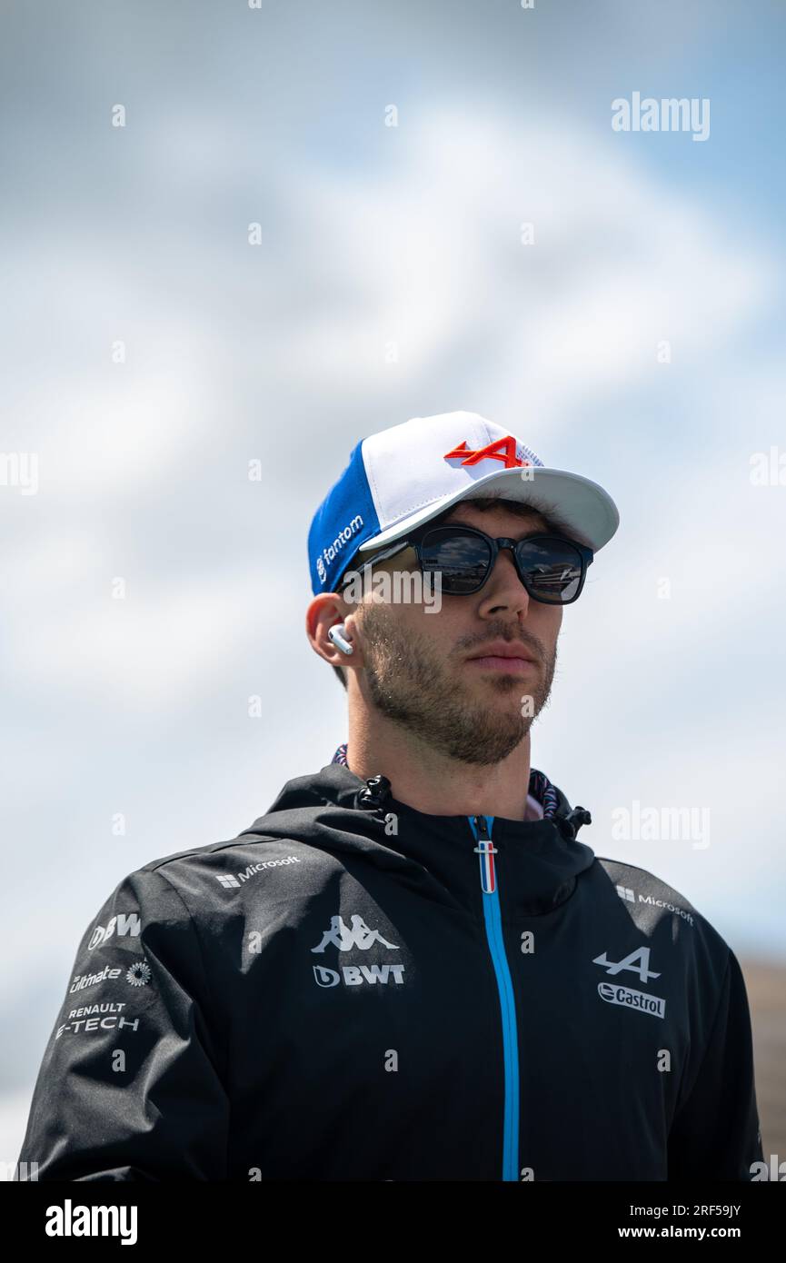 Silverstone, UK - Vendredi 7 juillet 2023 - FORMULE 1 ARAMCO BRITISH GRAND PRIX 2023 - PIERRE GASLY (FRANCE) - BWT Alpine F1 Team Banque D'Images