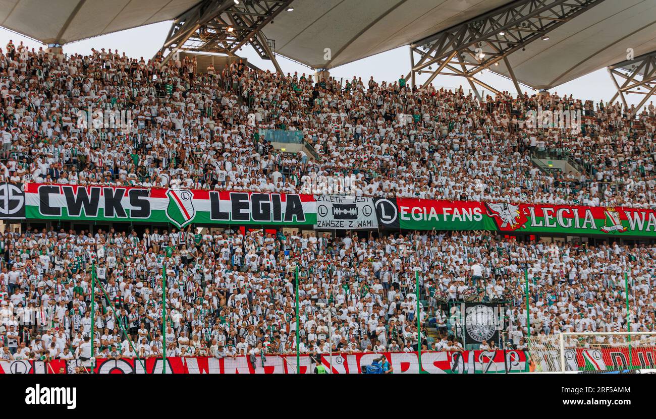 Legia warsaw fans Banque de photographies et d’images à haute