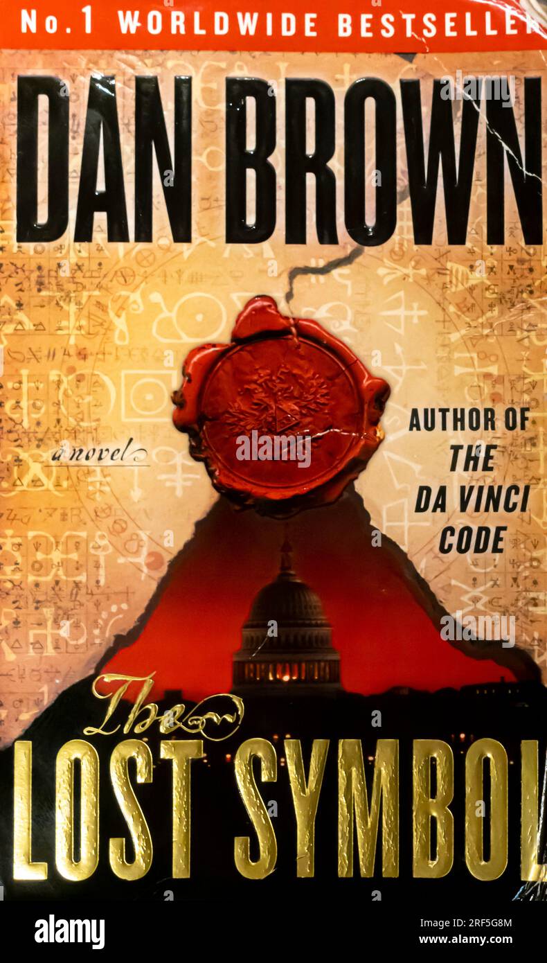 The Lost Symbol est un roman de l'écrivain américain Dan Brown paru en 2009 Banque D'Images