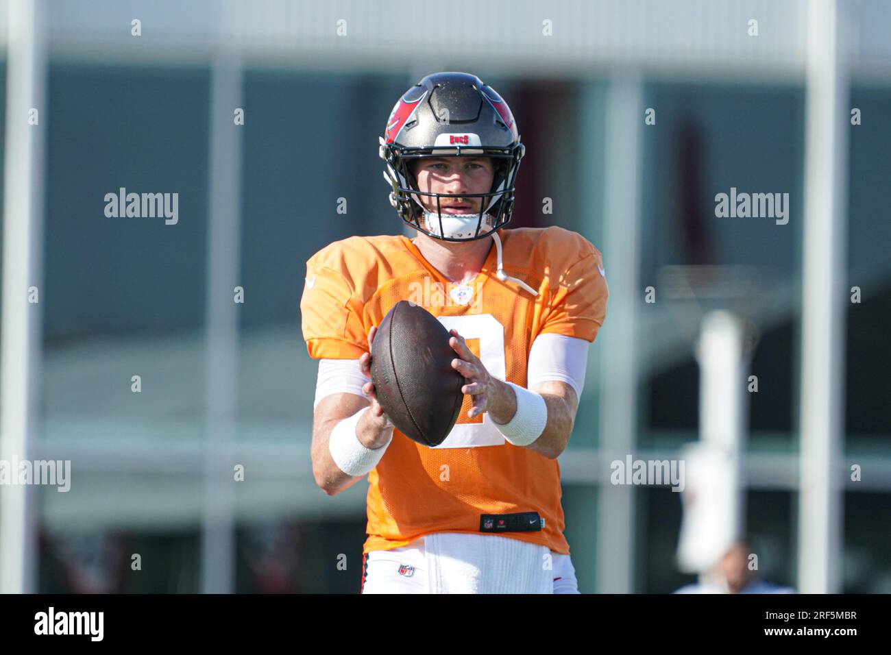 Tampa, Florida, USA, July 31, 2023, Tampa Bay Buccaneers Quarterback Kyle  Trask #2 during a Training Camp at Advent Health Training Center . (Photo  by Marty Jean-Louis/Sipa USA Stock Photo - Alamy