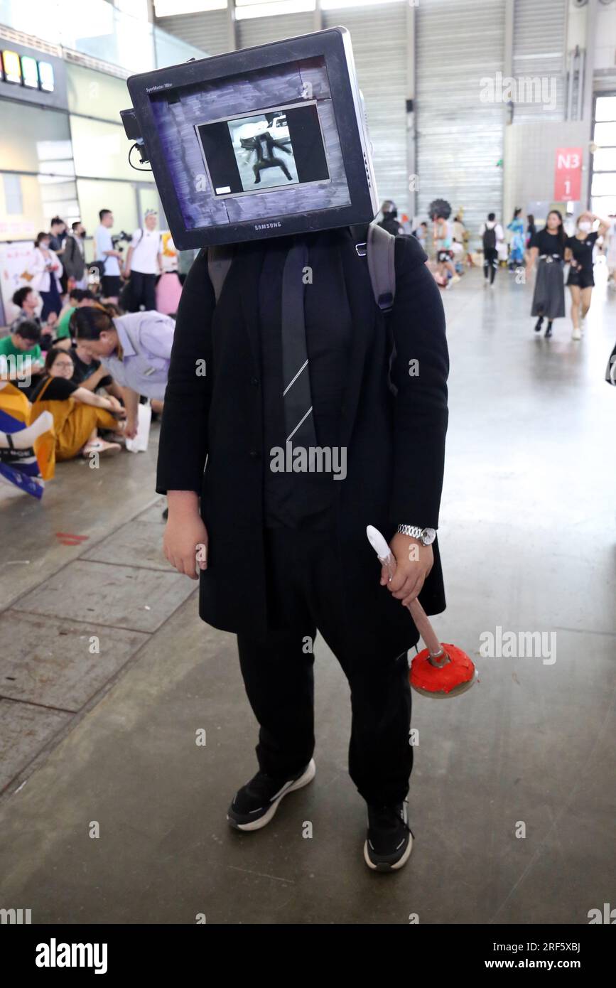 Shanghai, Chine. 01 août 2023. SHANGHAI, CHINE - 30 JUILLET 2023 - Display Cosplayer at ChinaJoy2023, Shanghai, Chine, 30 juillet 2023. (Photo de CFOTO/Sipa USA) crédit : SIPA US/Alamy Live News Banque D'Images