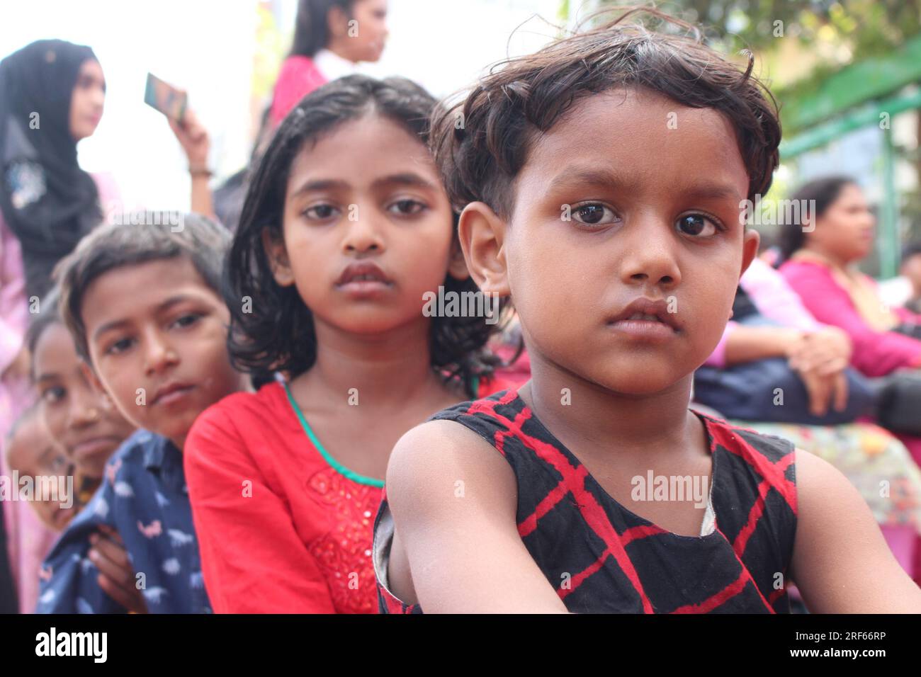 Image pauvre des enfants du Bangladesh Banque D'Images
