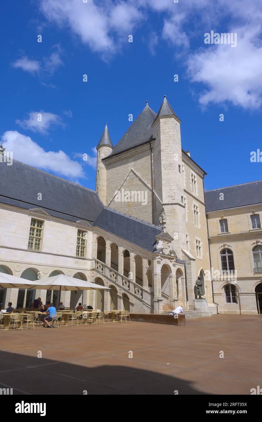 Le musée des beaux-arts dans le centre-ville historique, Dijon FR Banque D'Images