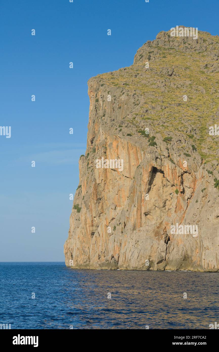 Mittelmeer, Morro de sa Vaca Halbinsel, Serra de Tramuntana, Mallorca, Espagnol Banque D'Images