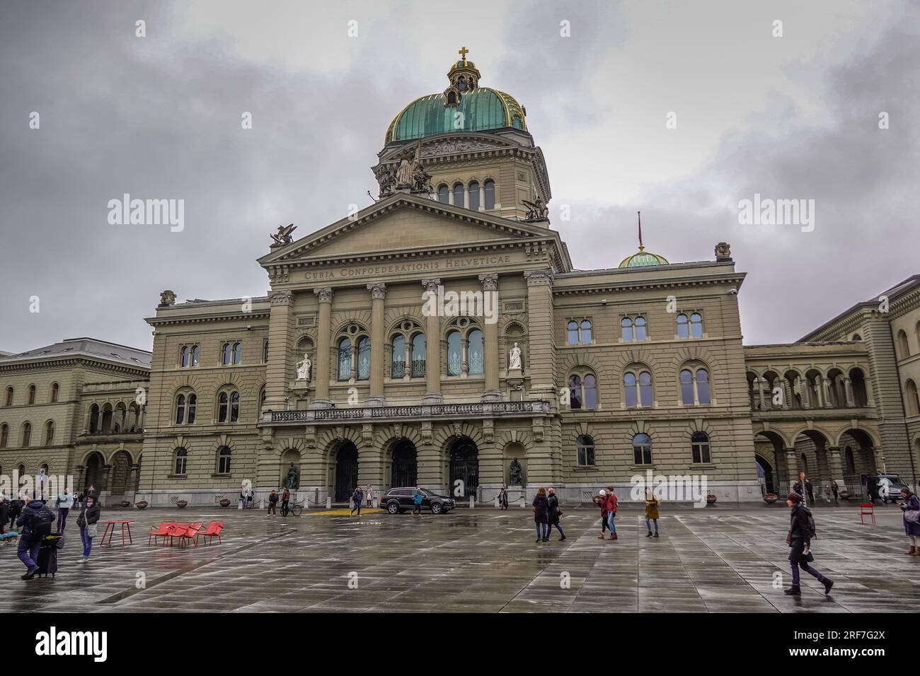 Parlamentsgebäude Bundeshaus, Bundesplatz, Altstadt, Berne, Suisse Banque D'Images