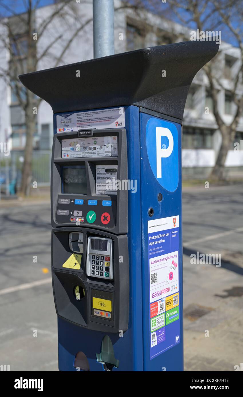 Parkscheinautomat, Moabit, Mitte, Berlin, Deutschland *** Légende ...
