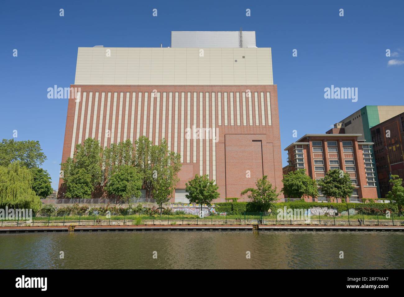 Kraftwerk, Am Spreebord, Charlottenburg, Berlin, Deutschland *** Légende locale *** , Berlin, Deutschland Banque D'Images