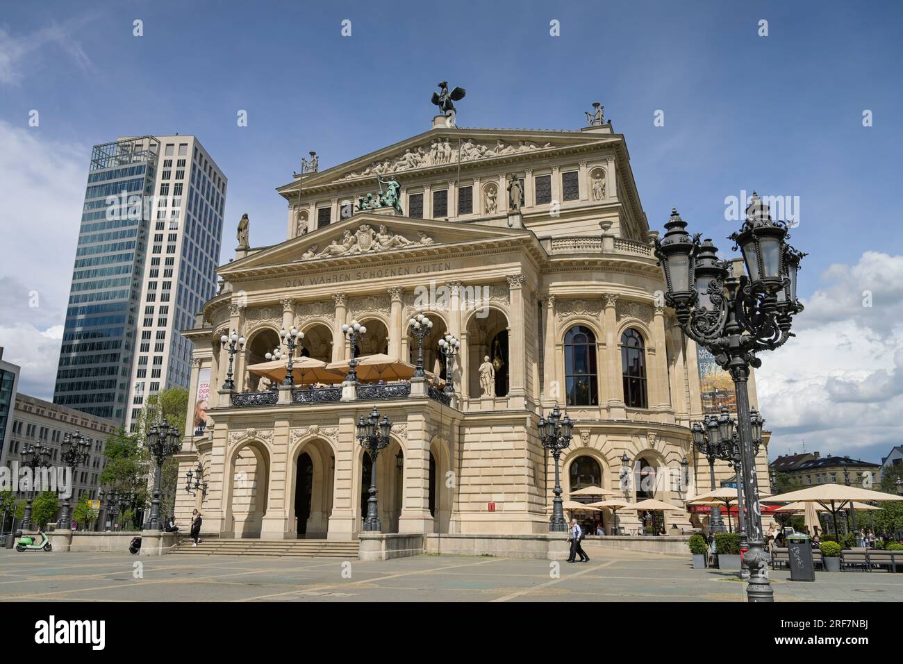 Alte Oper, Opernplatz, Frankfurt am Main, Hessen, Allemagne Banque D'Images