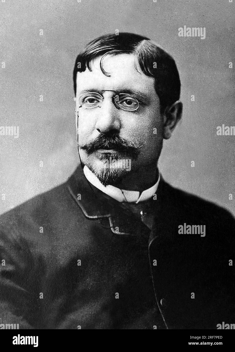 Portrait de Jean Joseph (Jean-Joseph) constant dit Benjamin constant (Benjamin-constant) (1845-1902), peintre orientaliste et graveur français. Banque D'Images