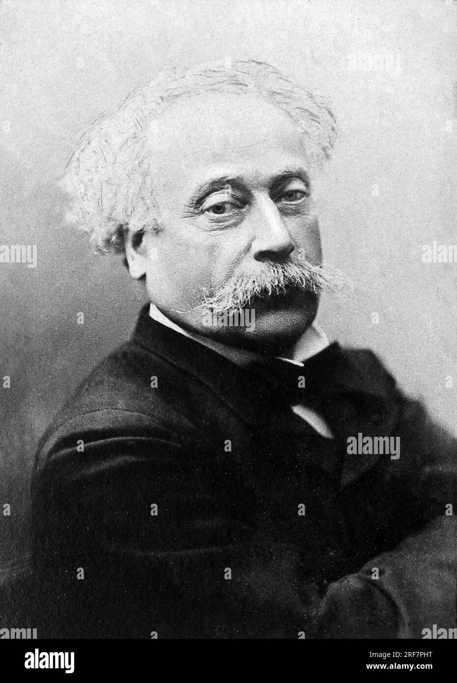 Portrait de Alexandre Dumas fils (1824-1895), auteur dramatique et romancier français. Banque D'Images