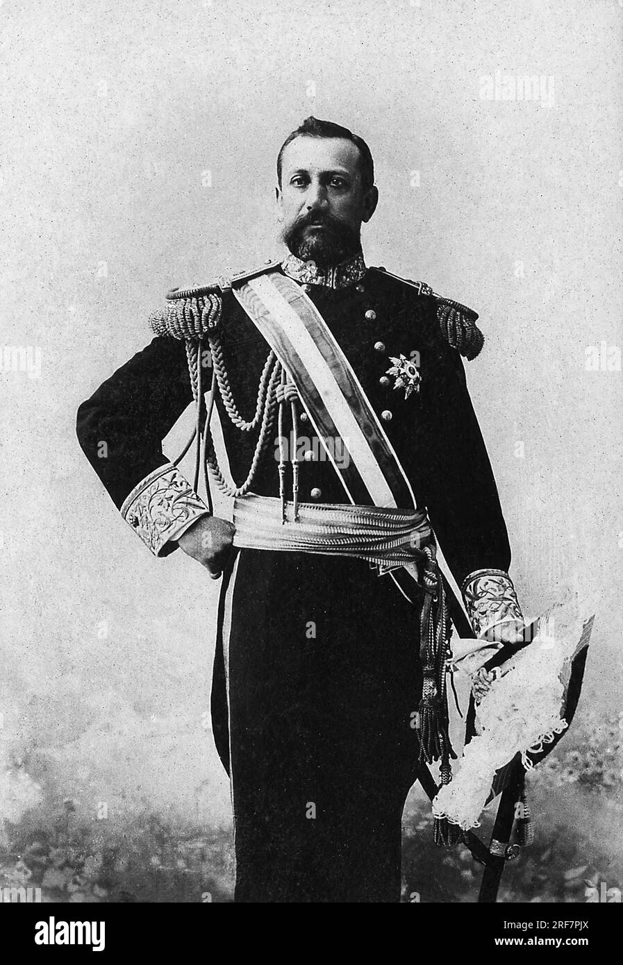 Portrait de Albert Ier de Monaco (1848-1922), prince régnant de 1889 ...