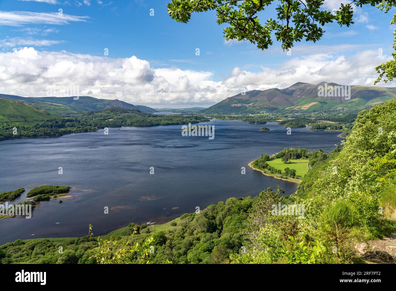 Blick auf den See Derwent Water im Lake District, Angleterre, Großbritannien, Europa | vue sur Derwent Water, Lake District, Angleterre, Royaume-Uni Banque D'Images