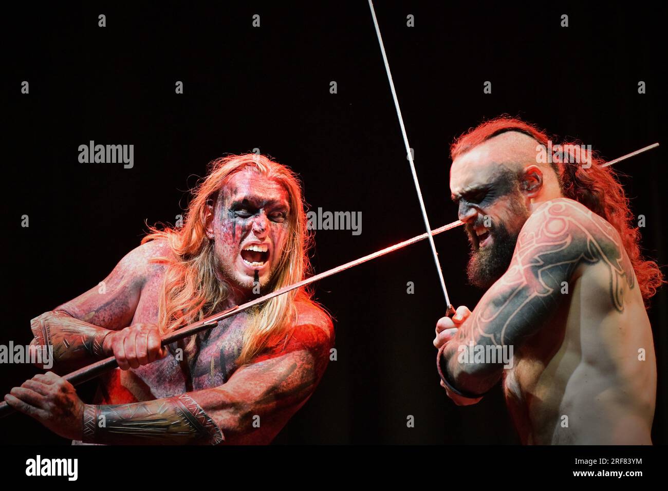 Édimbourg Écosse, Royaume-Uni 01 août 2023. Mythos : Ragnarok à l'Assemblée Roxy, Central dans le cadre du Festival Fringe d'Édimbourg. crédit sst/alamy live news Banque D'Images