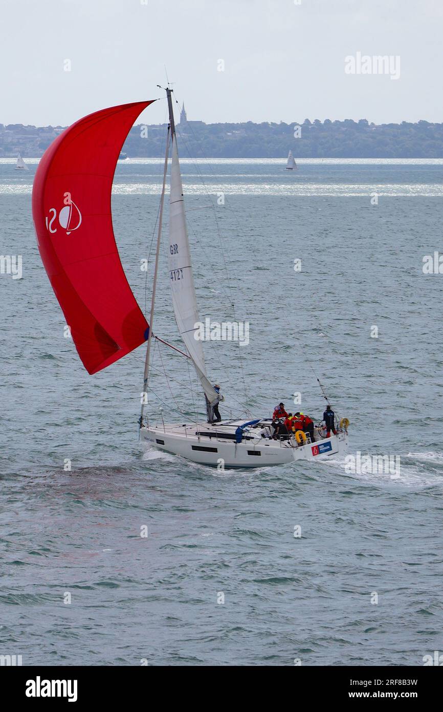 Cowes, IOW, Royaume-Uni. 01 août 2023. Cowes week. Photographe : Paul Lawrenson, crédit photo : PAL News/Alamy Live News Banque D'Images