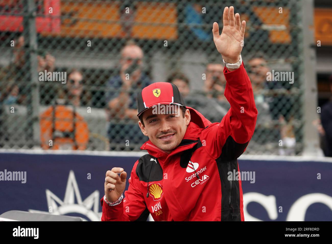 Charles Leclerc de Monaco au volant de la (16) Scuderia Ferrari SF-23 Ferrari lors du Grand Prix de Belgique de Formule 1 MSC Croisières 2023 le 30 juillet 2023 à Francorchamps, Belgique. Banque D'Images