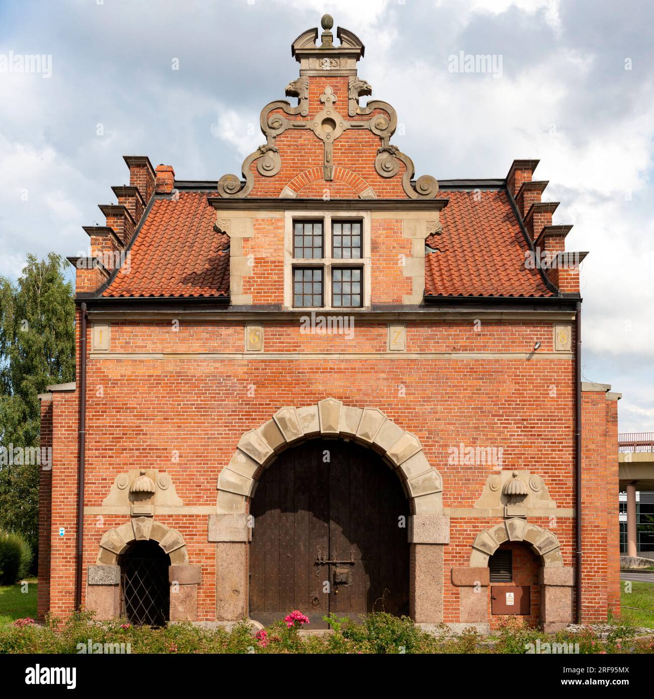 Brama Zulawska ou porte de Zulawska porte historique de la ville à Gdansk, Pologne, Europe, UE Banque D'Images