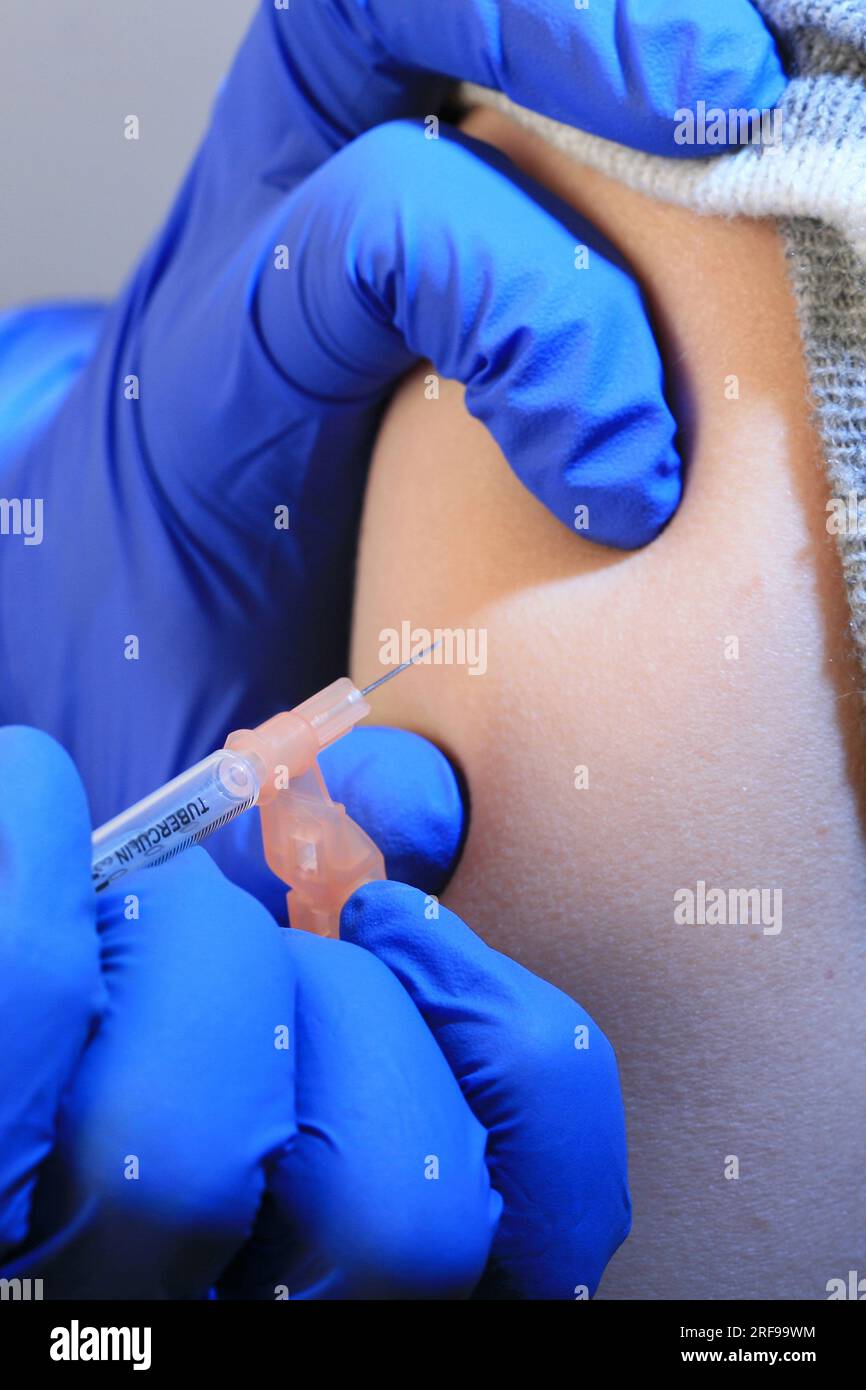 Vaccination. Banque D'Images