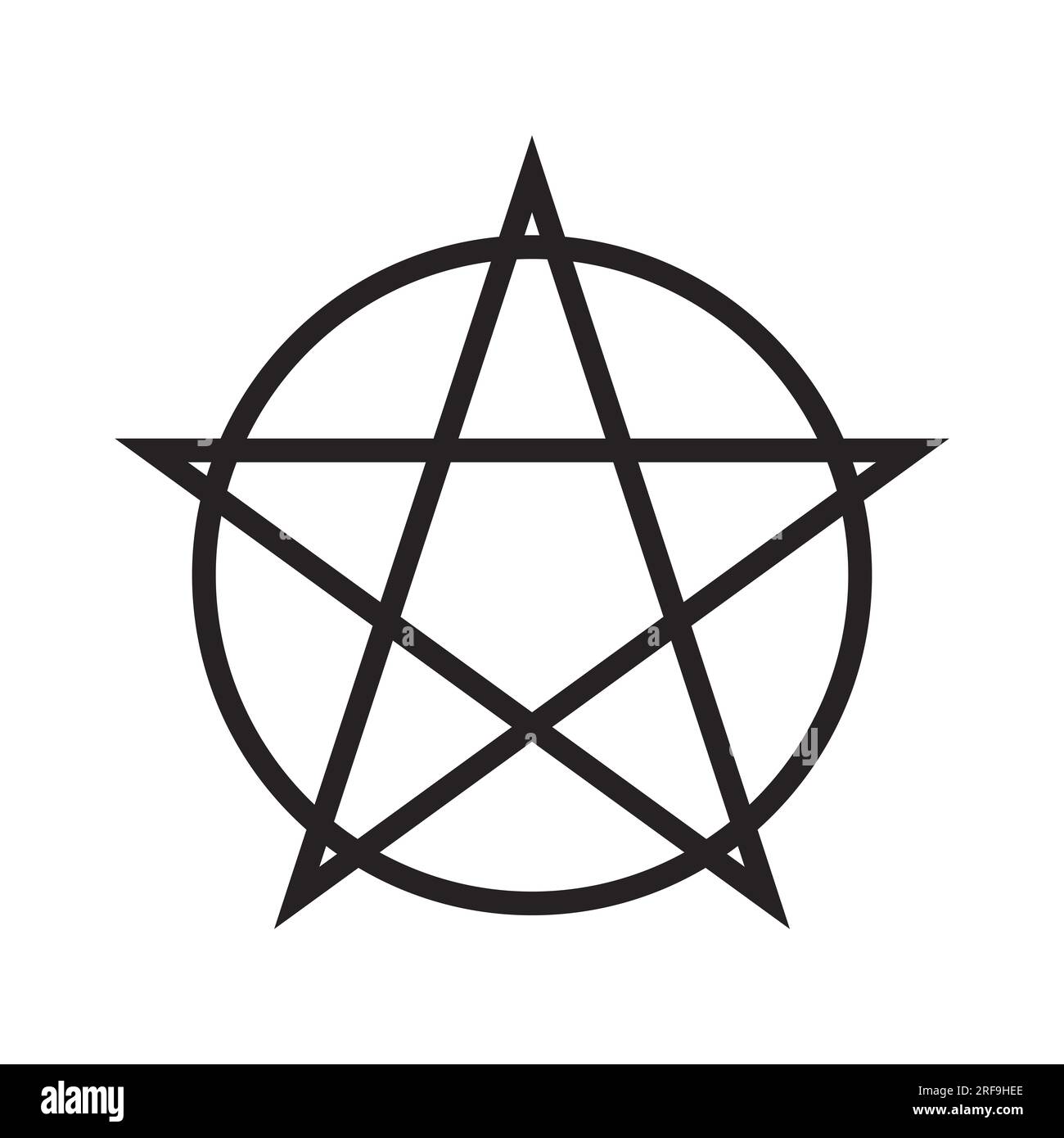 Pentacle esoteric pentagram symbol illustration Banque de photographies ...