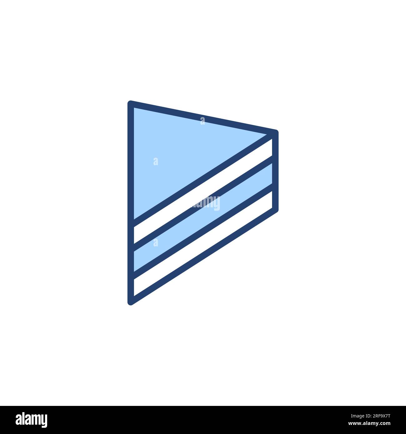 Vecteur d'icône de gâteau. Signe de gâteau et symbole. Icône de gâteau d'anniversaire Illustration de Vecteur