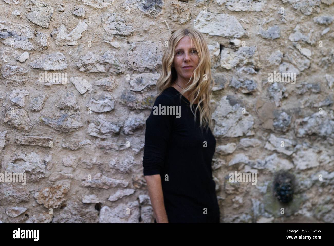 Portrait actrice Sandrine Kiberlain Angoulême 2021 Banque D'Images