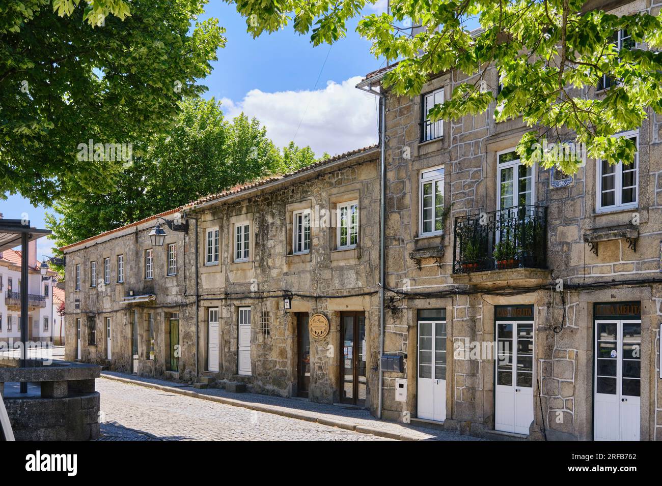 Architecture traditionnelle. Trancoso, Beira Alta. Portugal Banque D'Images