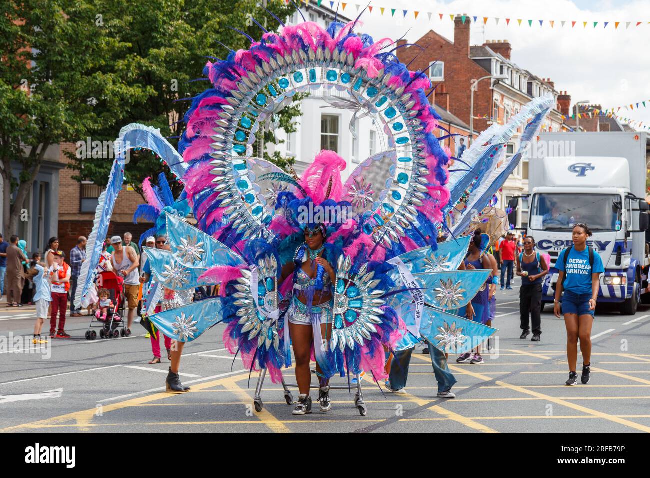 Le carnaval des Caraïbes de Leicester en 2016 Banque D'Images