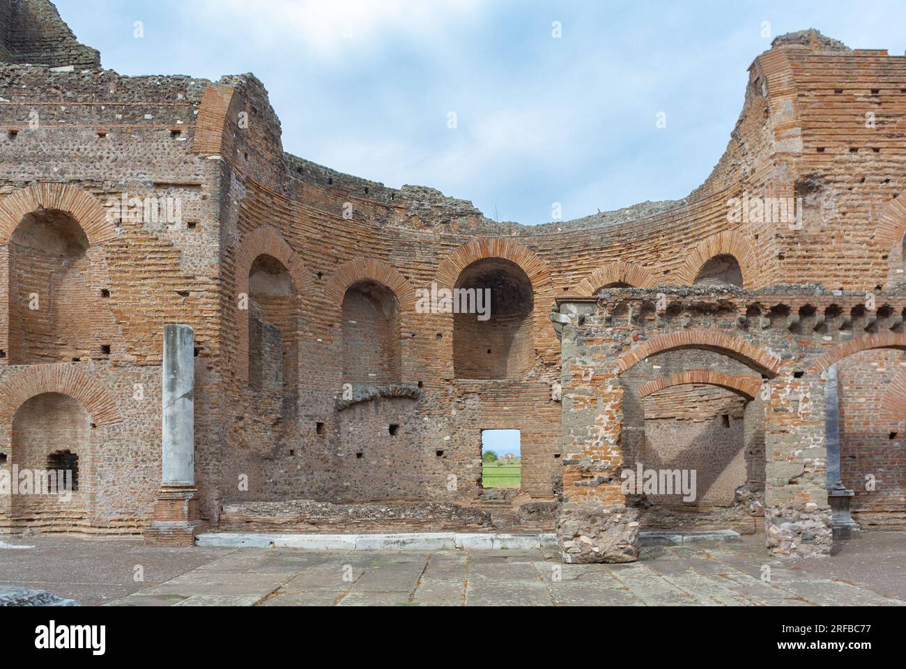 Rome, Latium, Italie, la Villa des Quintili ( en italien ; santa maria nova villa dei quintili) Banque D'Images