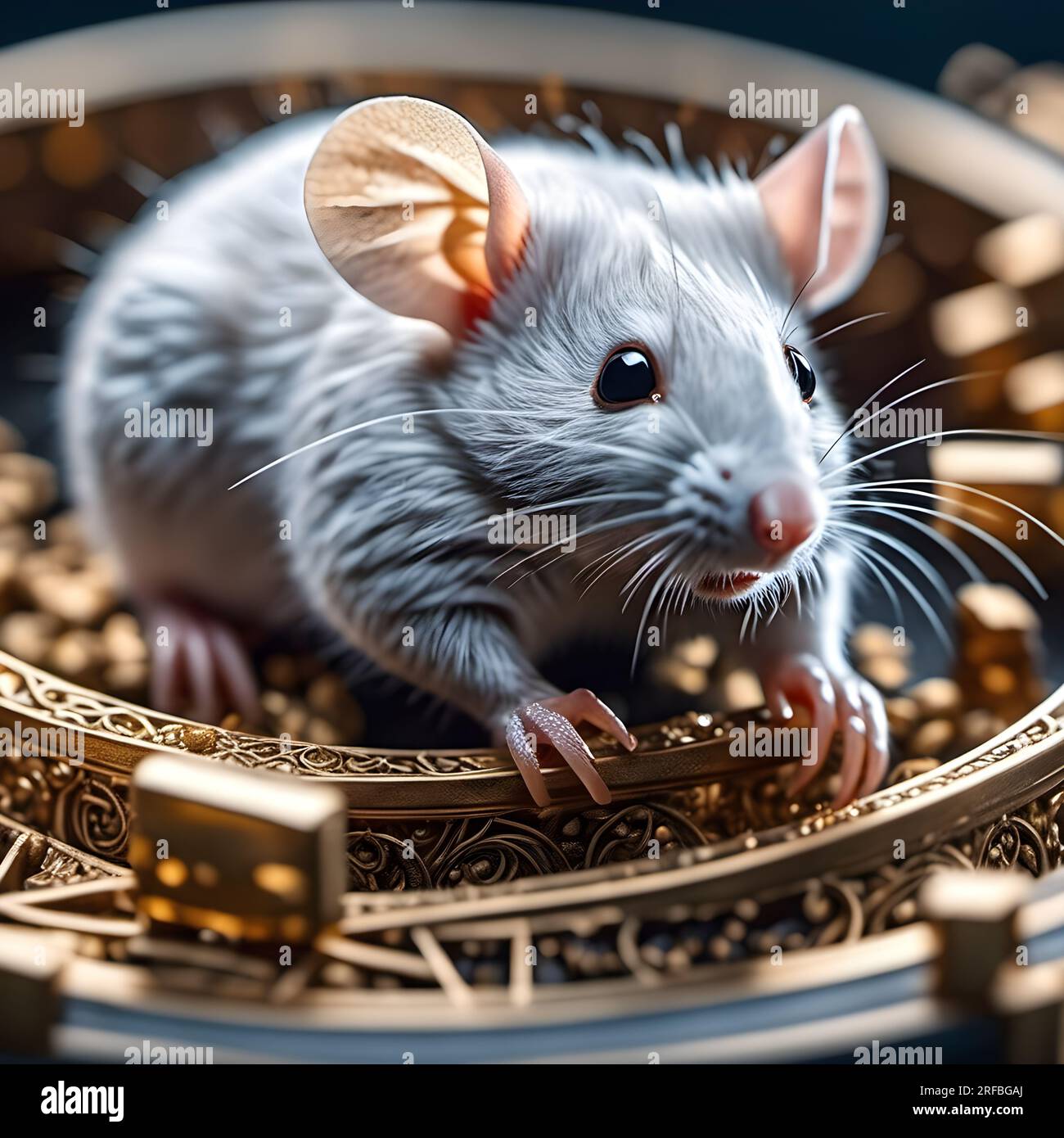 Souris et rats dans une représentation drôle Banque D'Images