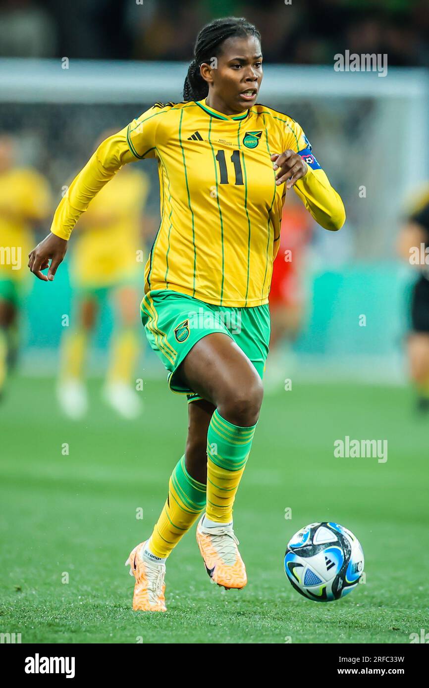 Melbourne, Victoria, Australie. 2 août 2023. MELBOURNE, AUSTRALIE - 02 AOÛT : la Jamaïque affronte le Brésil à la coupe du monde féminine de la FIFA Australie et Nouvelle-Zélande 2023 au stade rectangulaire de Melbourne le 02 août 2023 (image de crédit : © Chris Putnam/ZUMA Press Wire) À USAGE ÉDITORIAL UNIQUEMENT ! Non destiné à UN USAGE commercial ! Banque D'Images