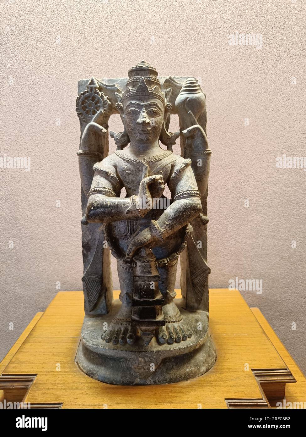 Gardien de Vishnu, 9e siècle après JC. Keonjhar. Banque D'Images