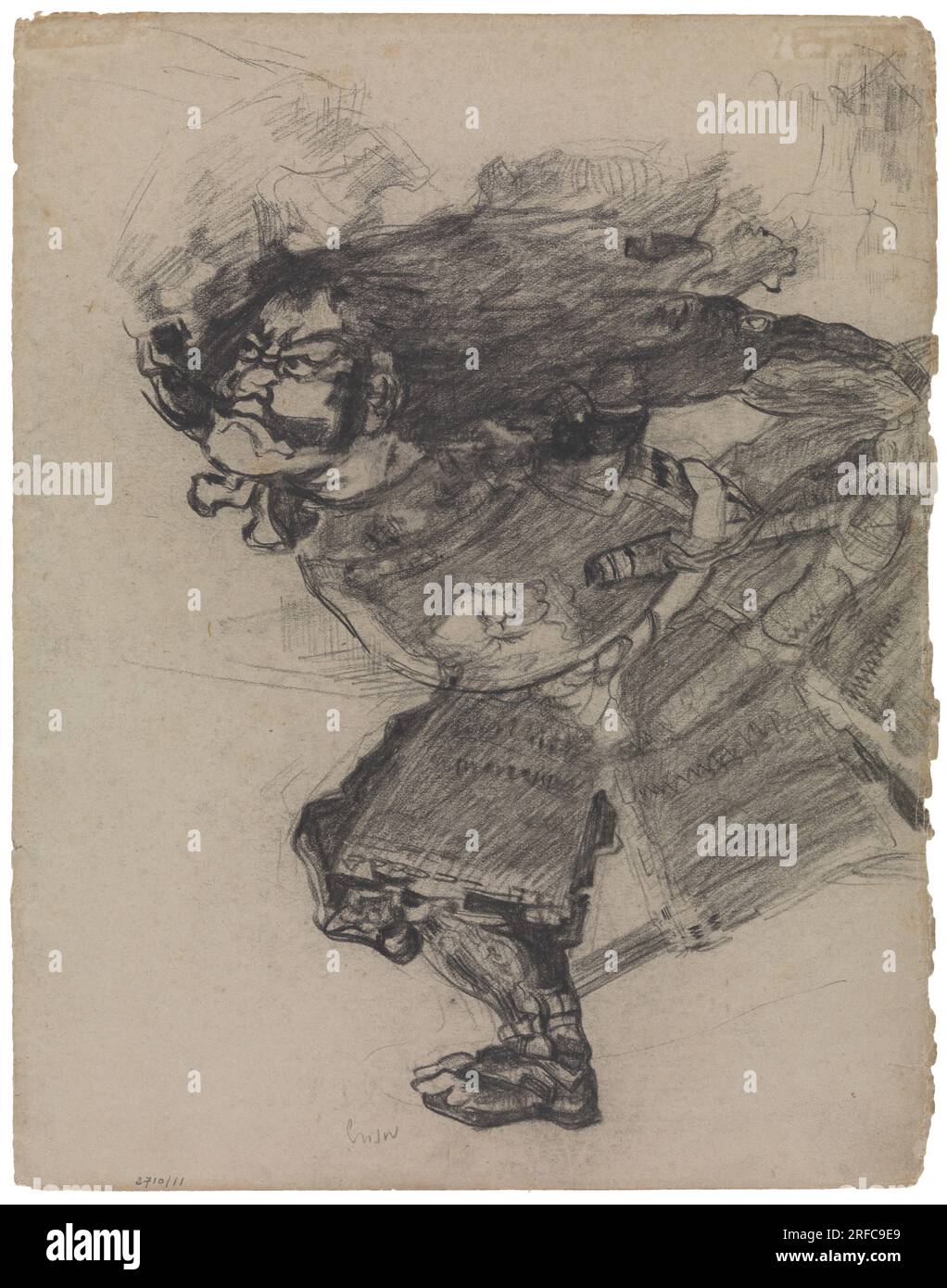 Chinoiserie, een krijger 1885 de James Ensor Banque D'Images
