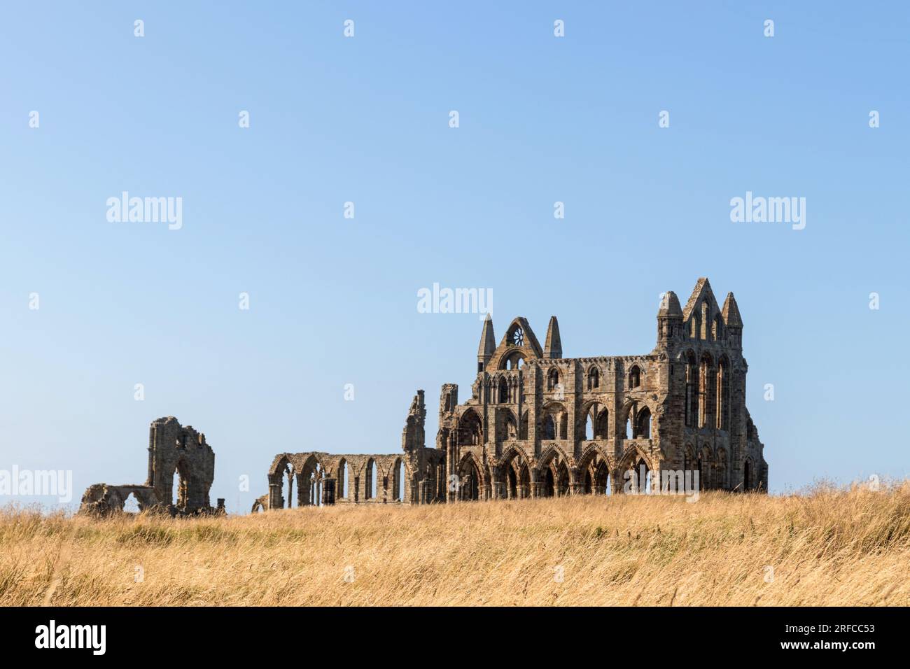 L'Abbaye de Whitby, Whitby Banque D'Images