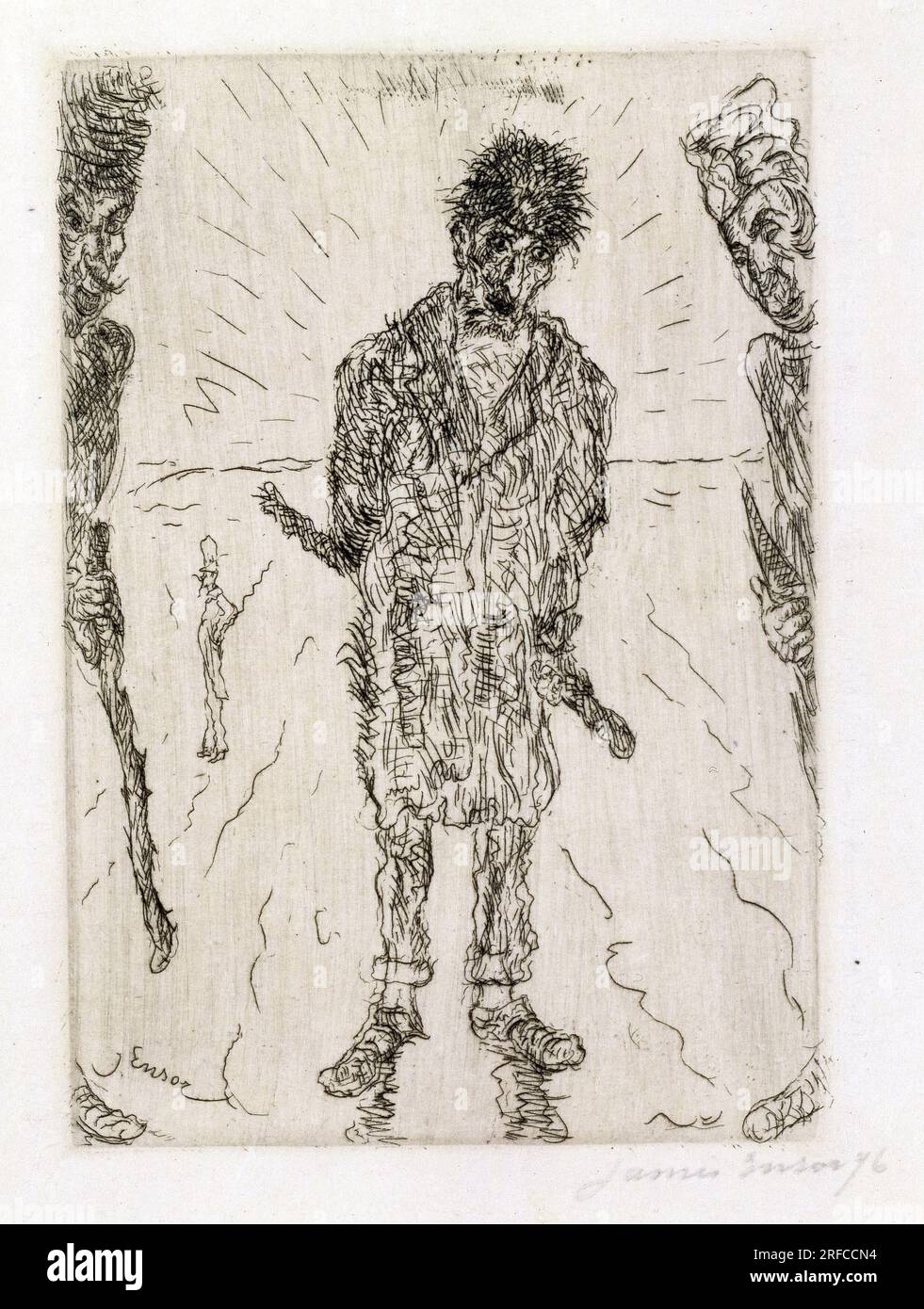 The Scoundrels 1896 de James Ensor Banque D'Images