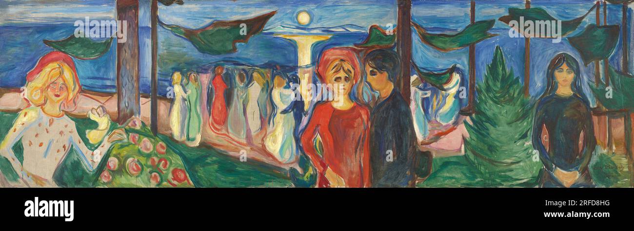La danse de la vie edvard munch Banque de photographies et d’images à
