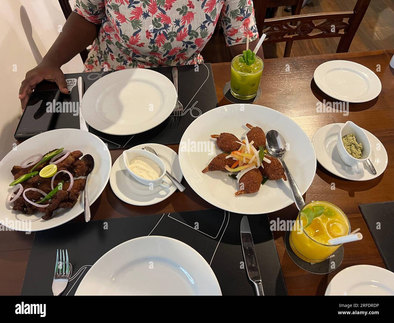 Nourriture au Sri Lanka. Visitez le Sri Lanka Banque D'Images