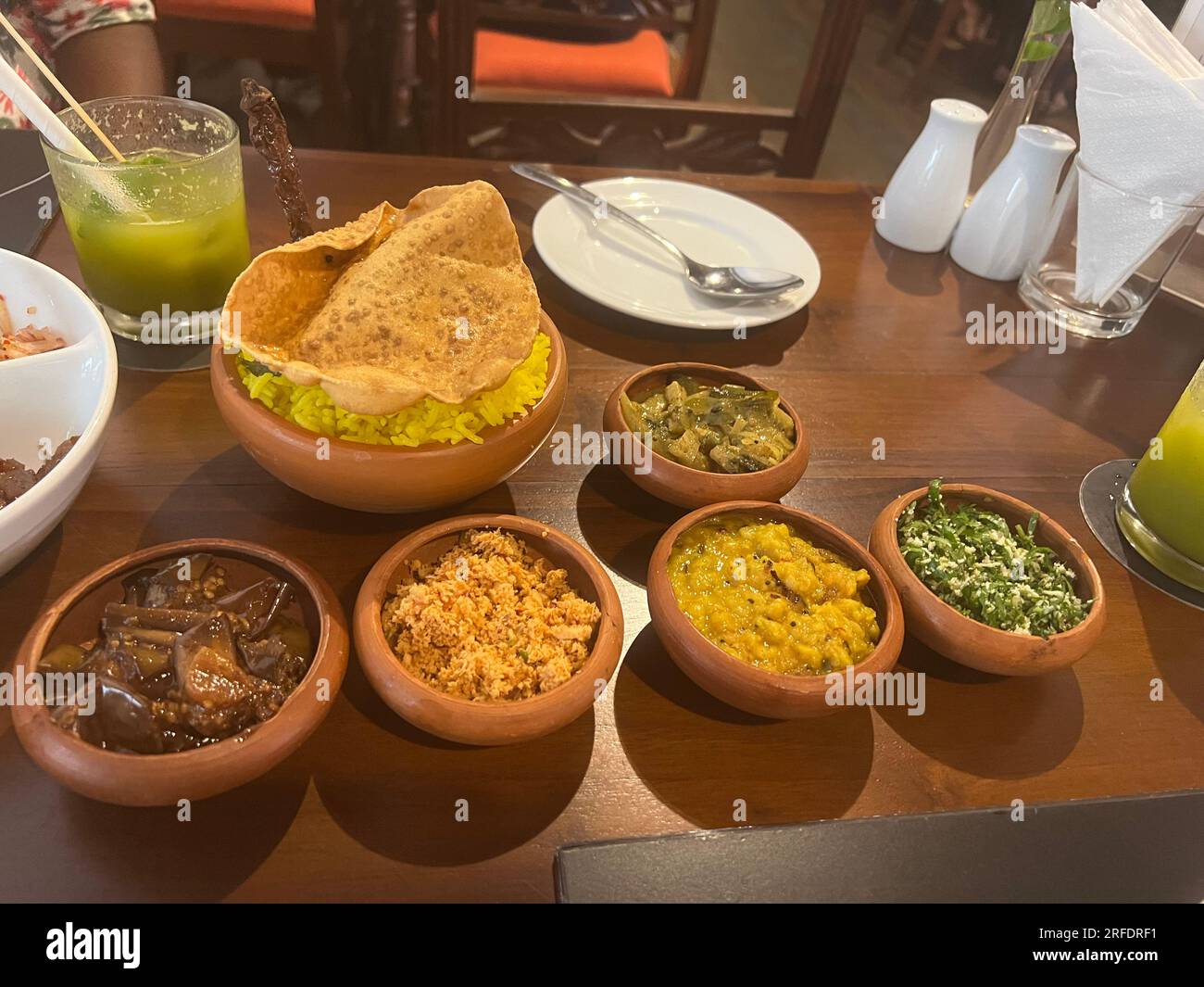 Nourriture au Sri Lanka. Visitez le Sri Lanka Banque D'Images
