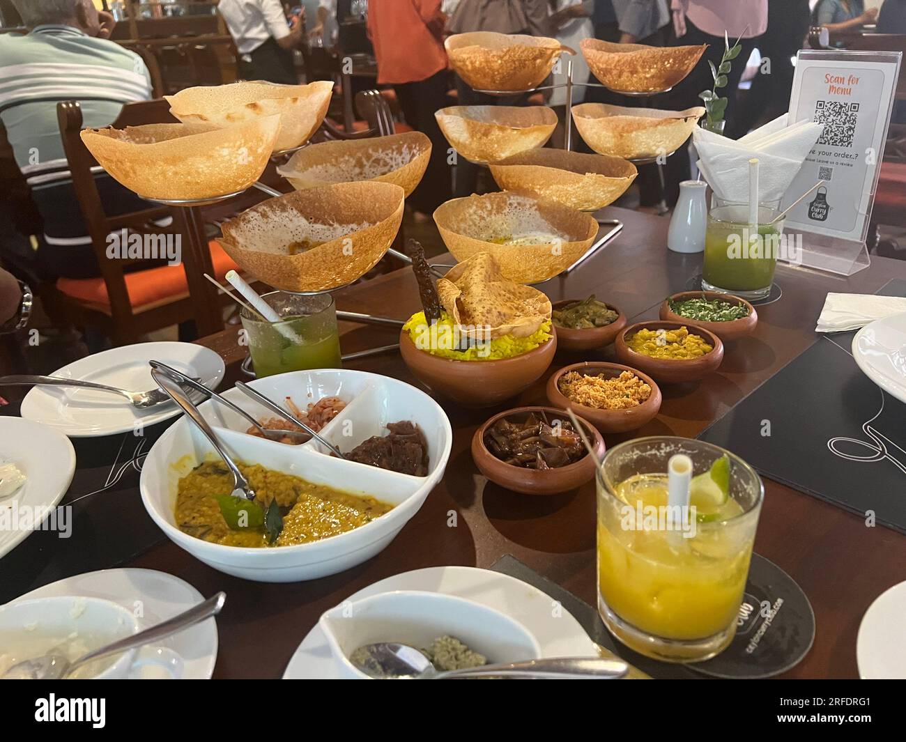 Nourriture au Sri Lanka. Visitez le Sri Lanka Banque D'Images