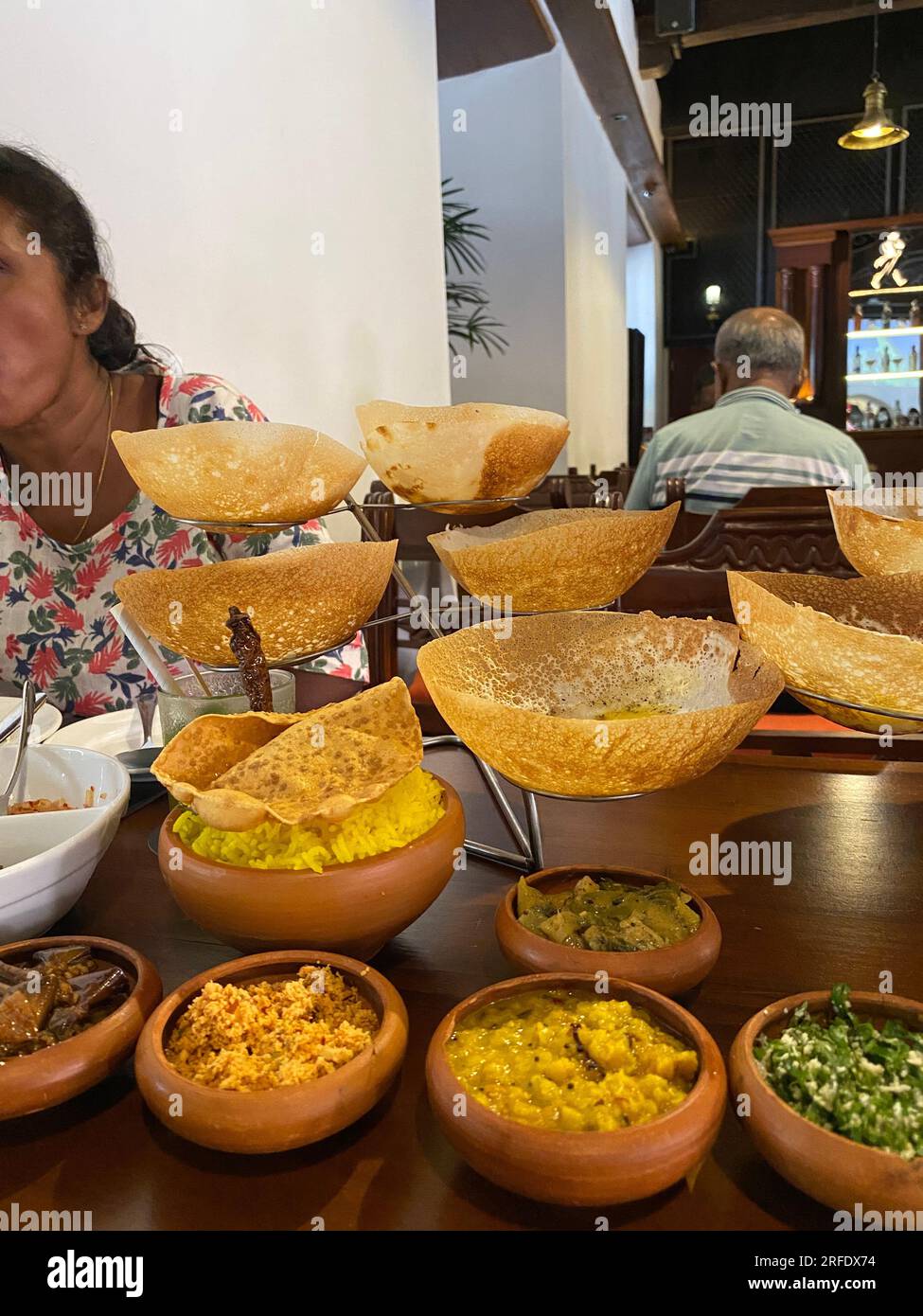 Nourriture au Sri Lanka. Visitez le Sri Lanka Banque D'Images