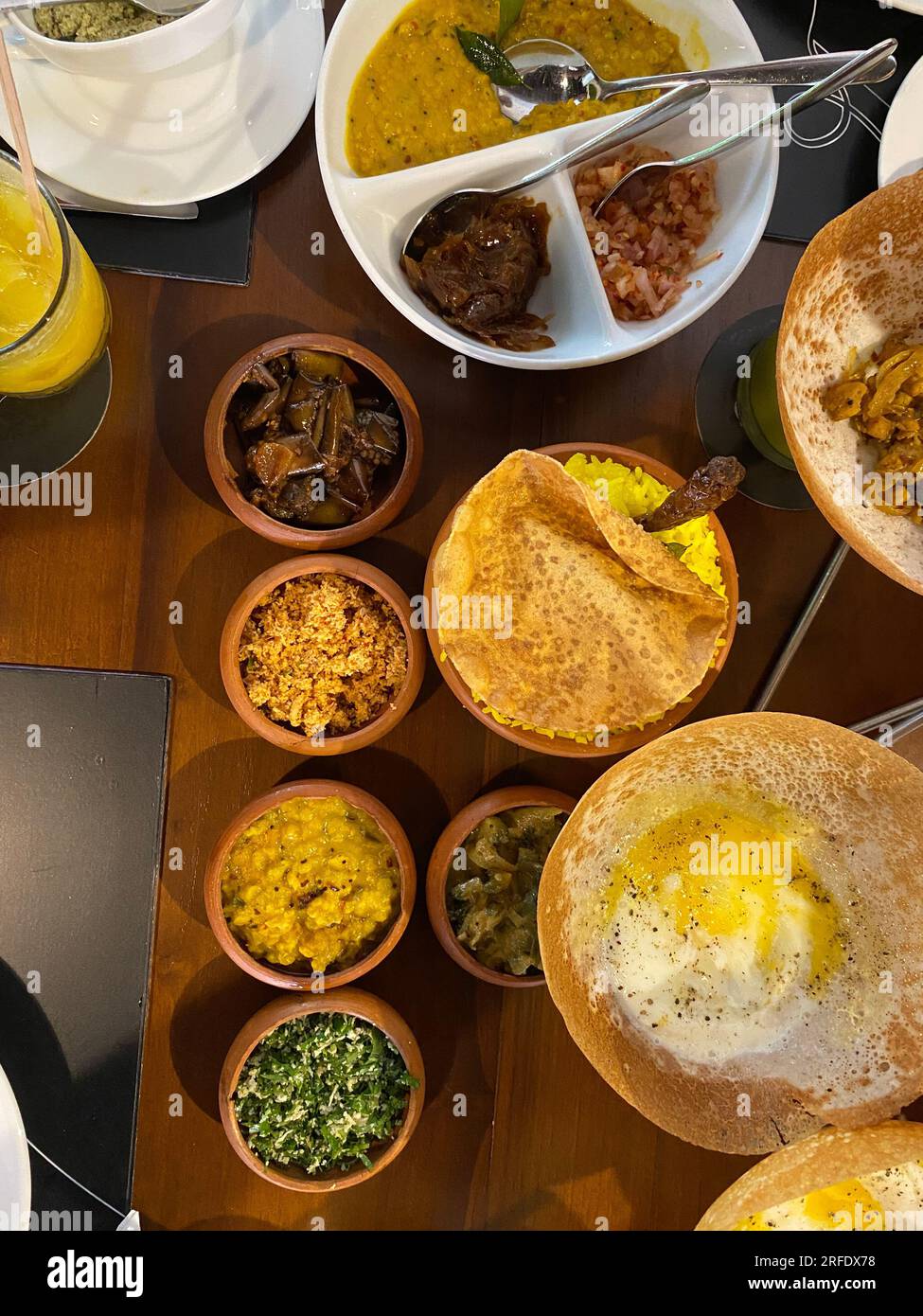 Nourriture au Sri Lanka. Visitez le Sri Lanka Banque D'Images