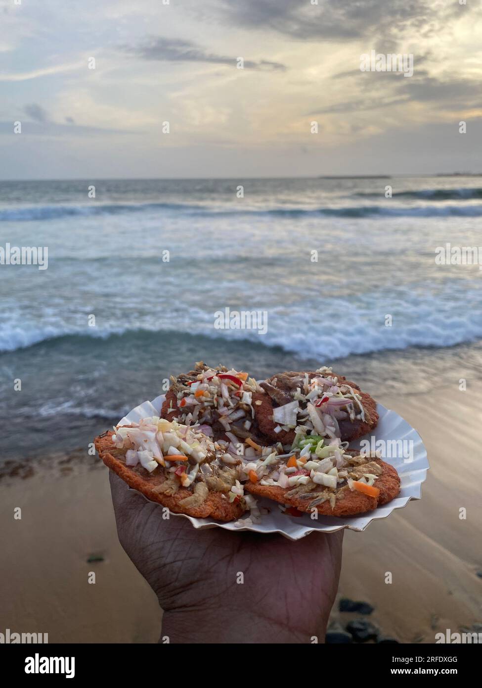 Nourriture au Sri Lanka. Visitez le Sri Lanka Banque D'Images