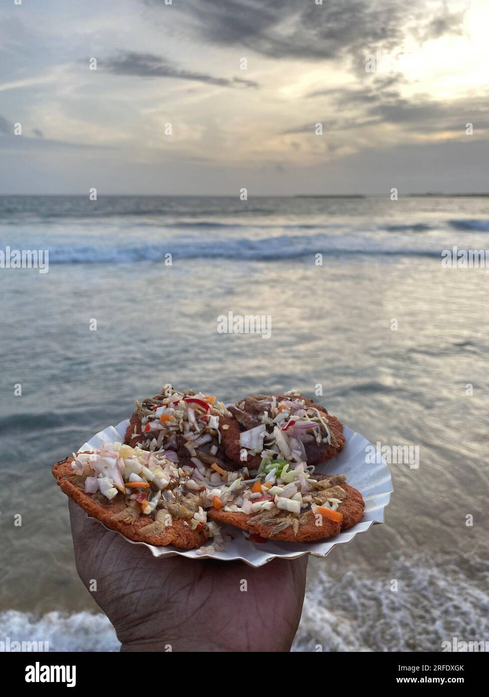 Nourriture au Sri Lanka. Visitez le Sri Lanka Banque D'Images