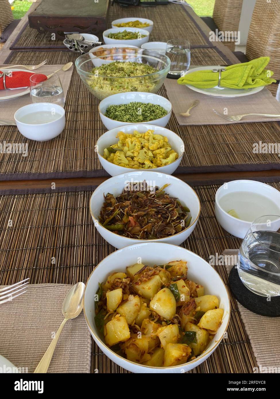 Nourriture au Sri Lanka. Visitez le Sri Lanka Banque D'Images