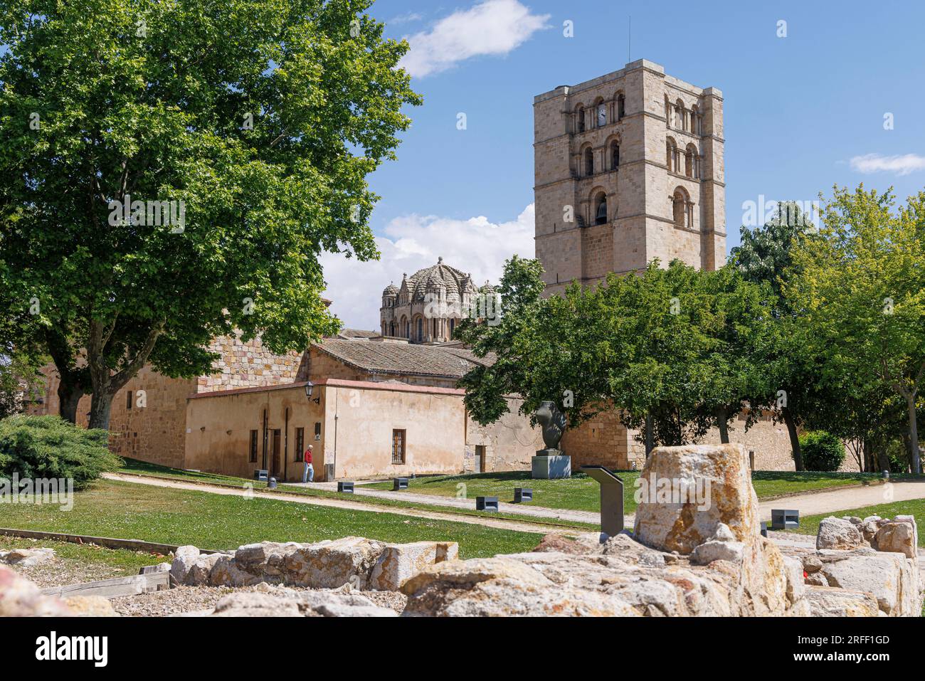 Espagne, Castille et Léon, Zamora, la cathédrale Banque D'Images