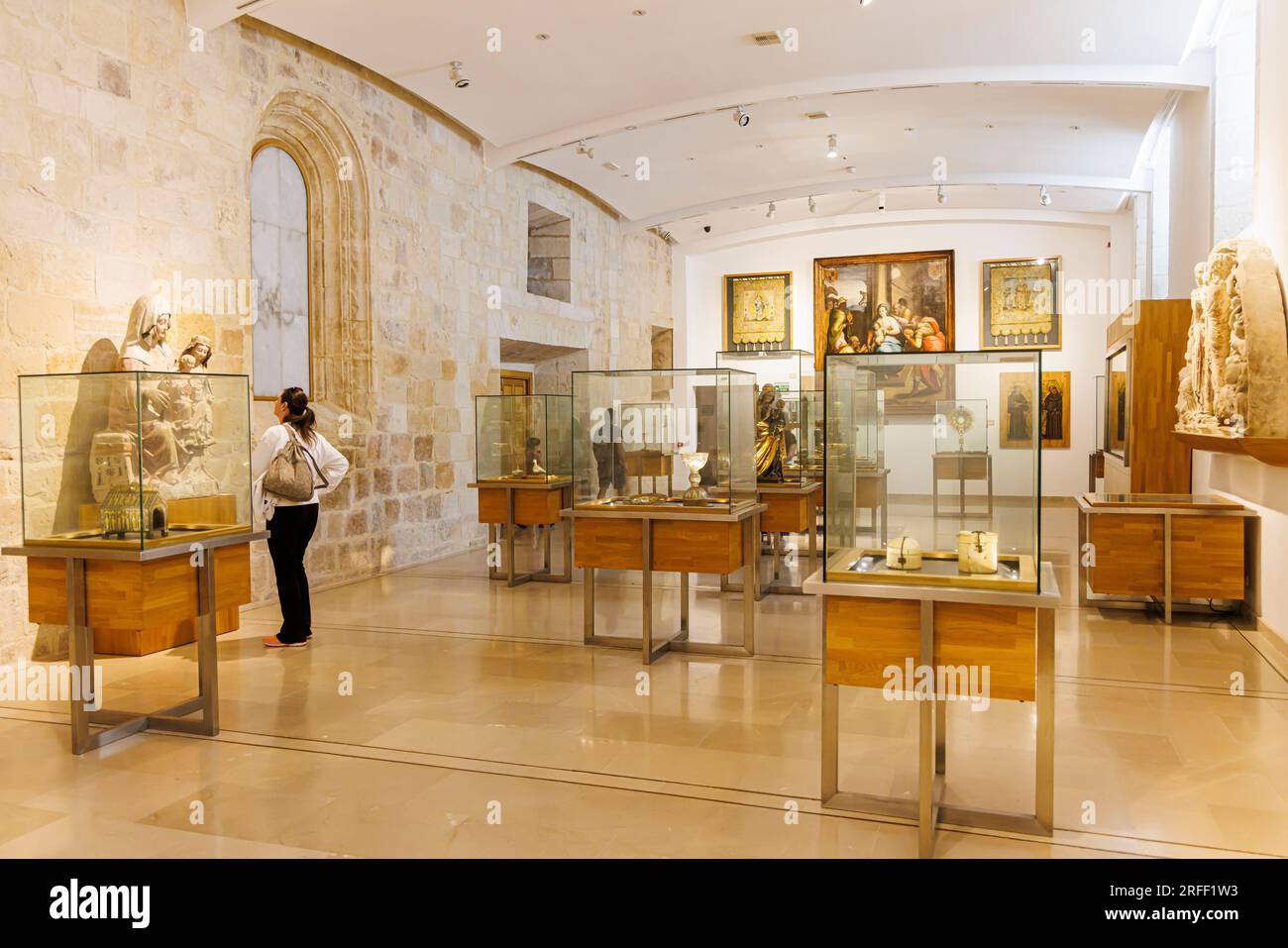 Espagne, Castille et Léon, Santo Domingo de silos, le musée Banque D'Images