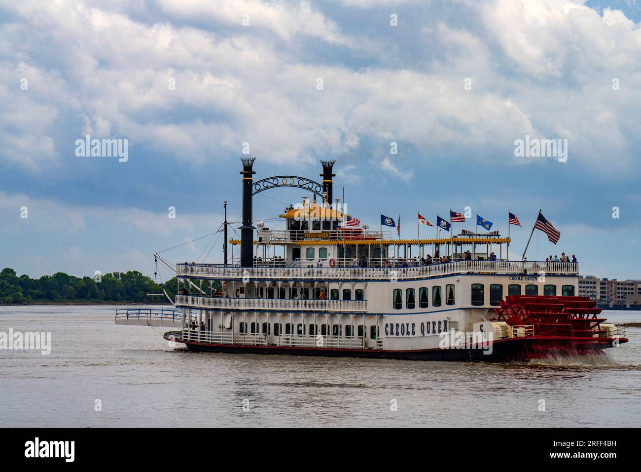 États-Unis, Louisiane, Nouvelle-Orléans, bateau à vapeur City of New Orleans Banque D'Images