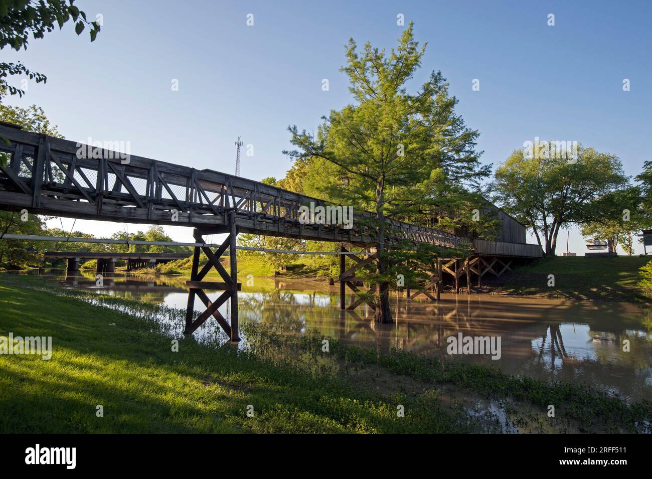 États-Unis, Mississippi, Leland Banque D'Images