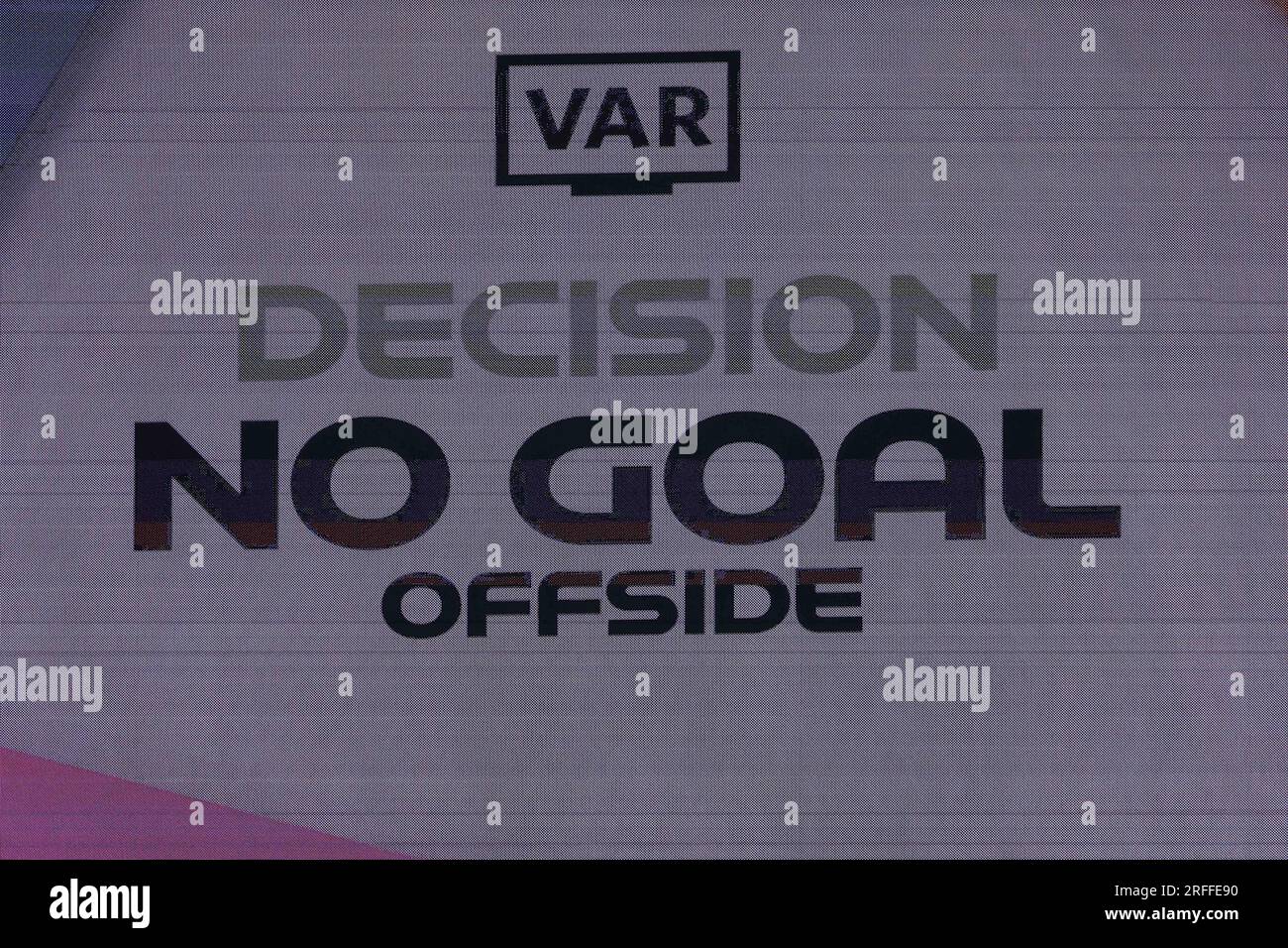Alexandra Popp #11 de l'Allemagne marque mais est exclue pour AUCUN BUT lors de la coupe du monde féminine de la FIFA 2023 Group H Match Corée du Sud vs Allemagne femmes au Suncorp Stadium, Brisbane, Australie, 3 août 2023 (photo de Patrick Hoelscher/News Images) crédit : News Images LTD/Alamy Live News Banque D'Images