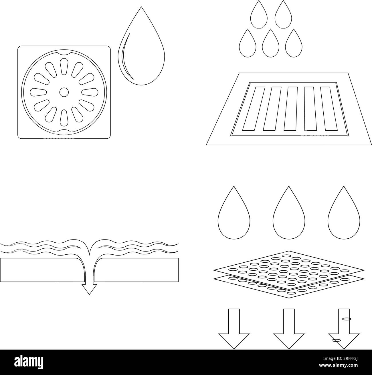 conception d'illustration vectorielle d'icône d'égout Illustration de Vecteur